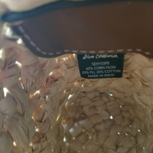 SAM EDELMAN STRAW New CROSSBODY Shoulder Bag Clutch Purse - Picture 13 of 13